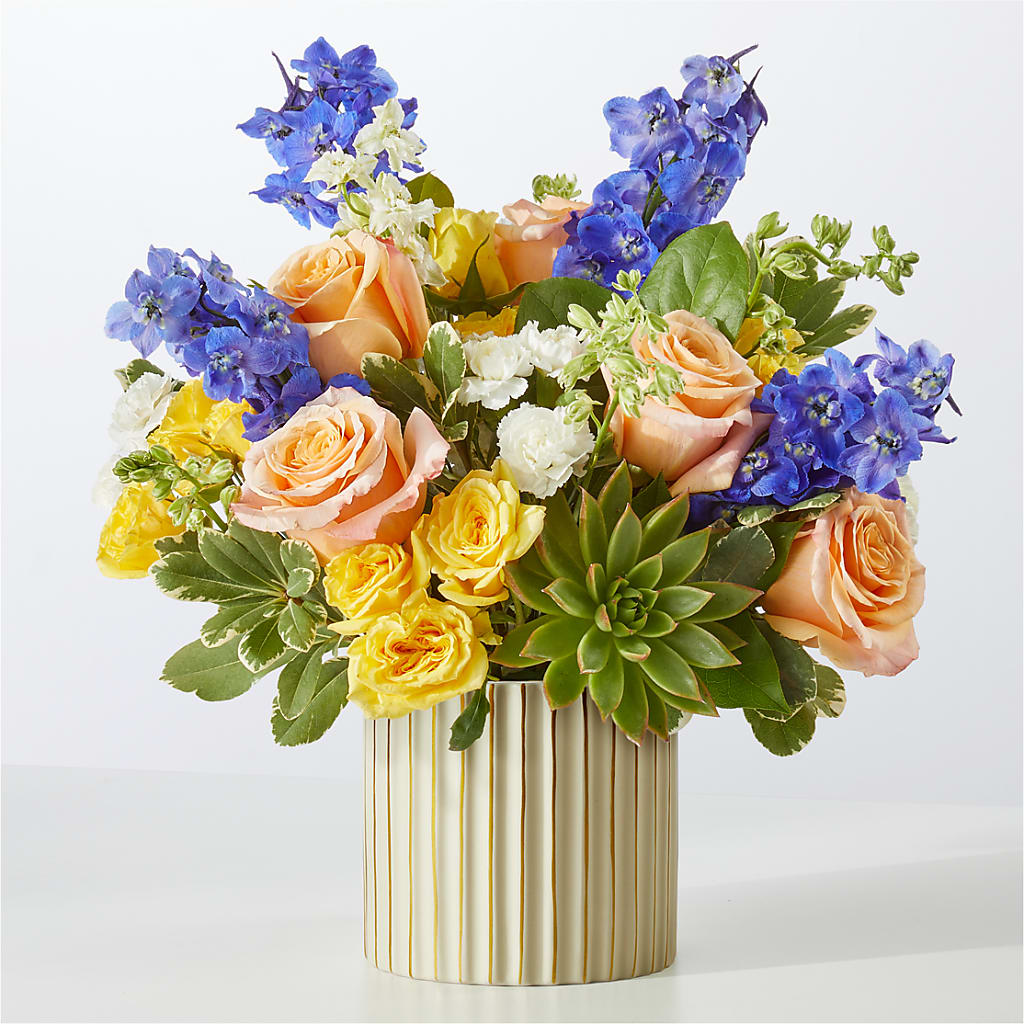 Cobalt Reverie Bouquet – Moda Flowers, Guaynabo PR