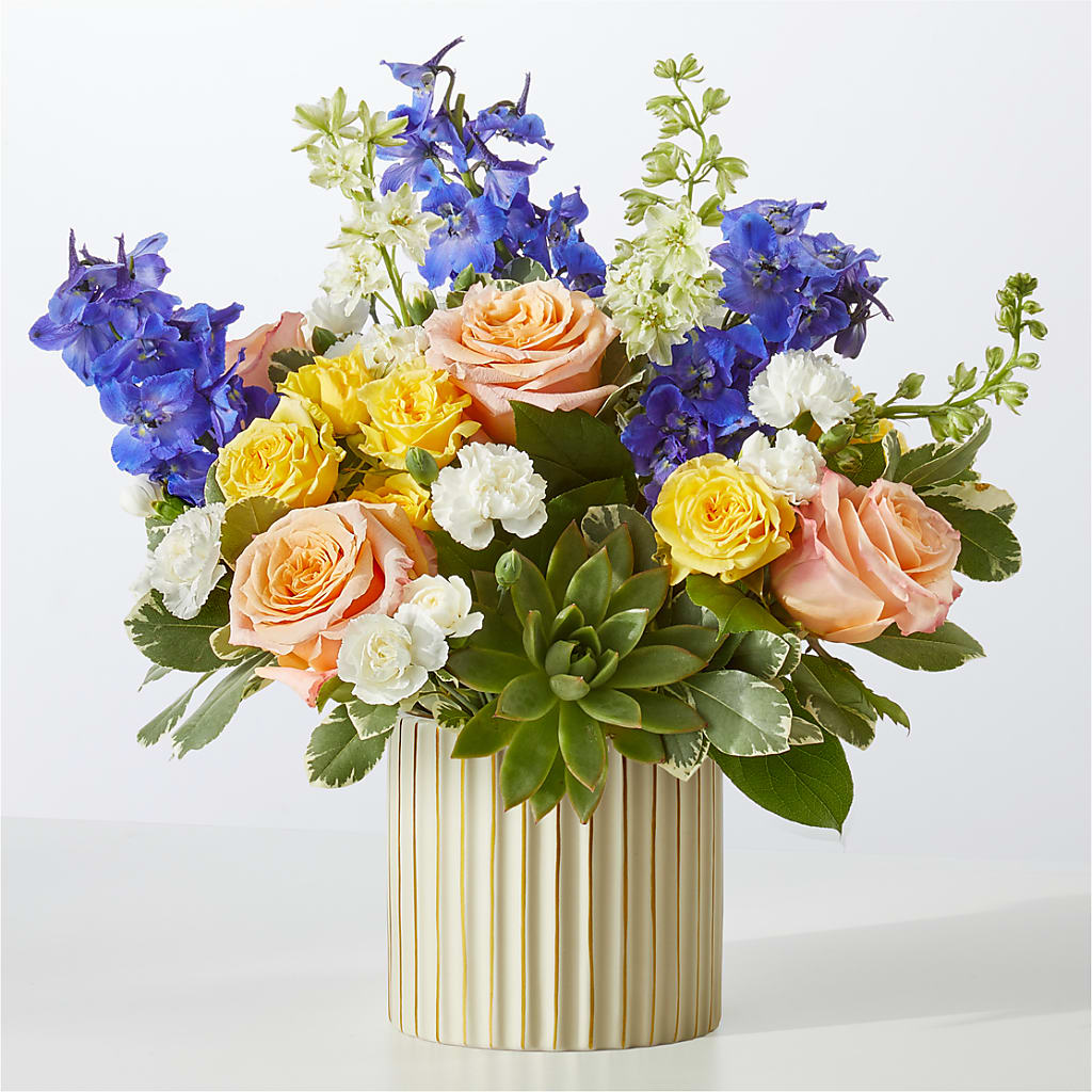 Cobalt Reverie Bouquet – Moda Flowers, Guaynabo PR