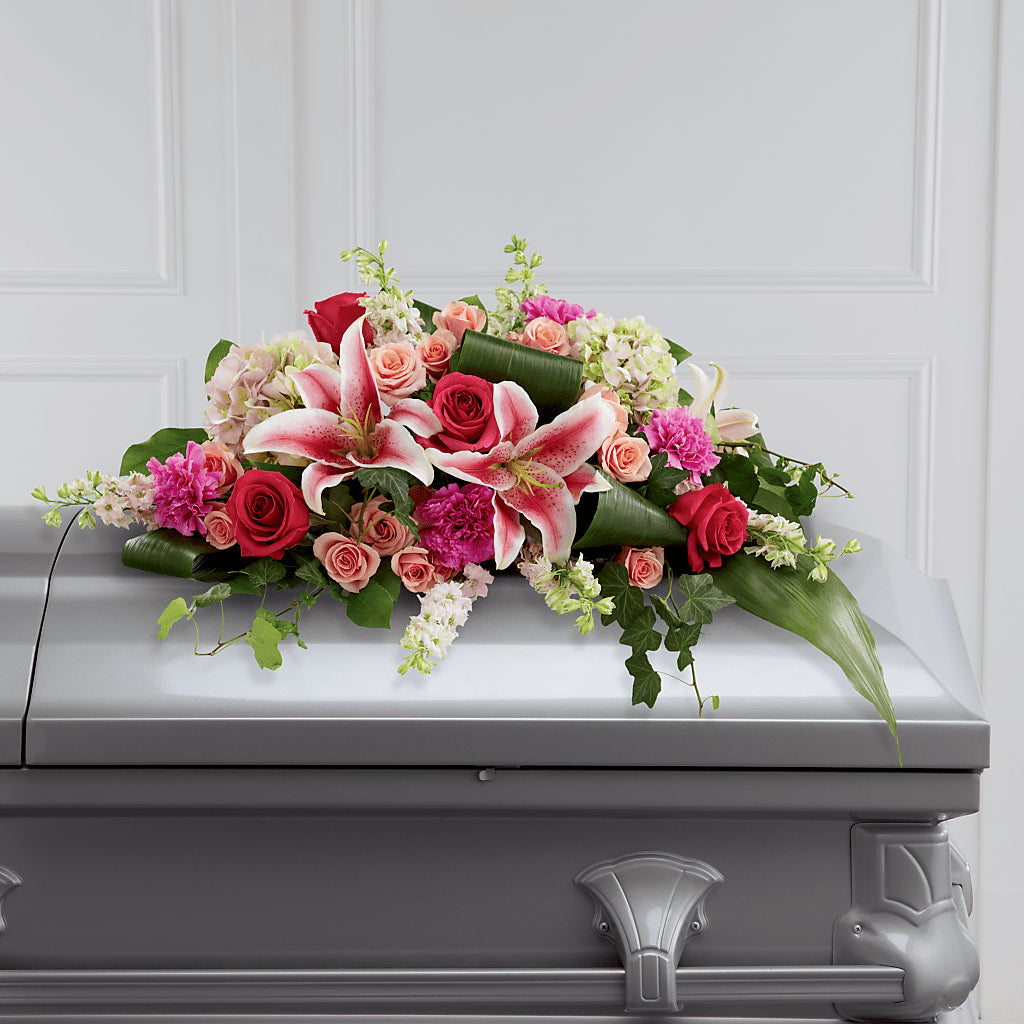 Splendid Grace Casket Spray – Moda Flowers, Guaynabo PR