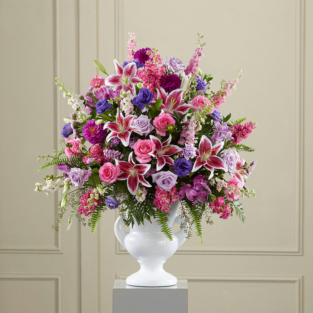 Peaceful Tribute Arrangement – Moda Flowers, Guaynabo PR