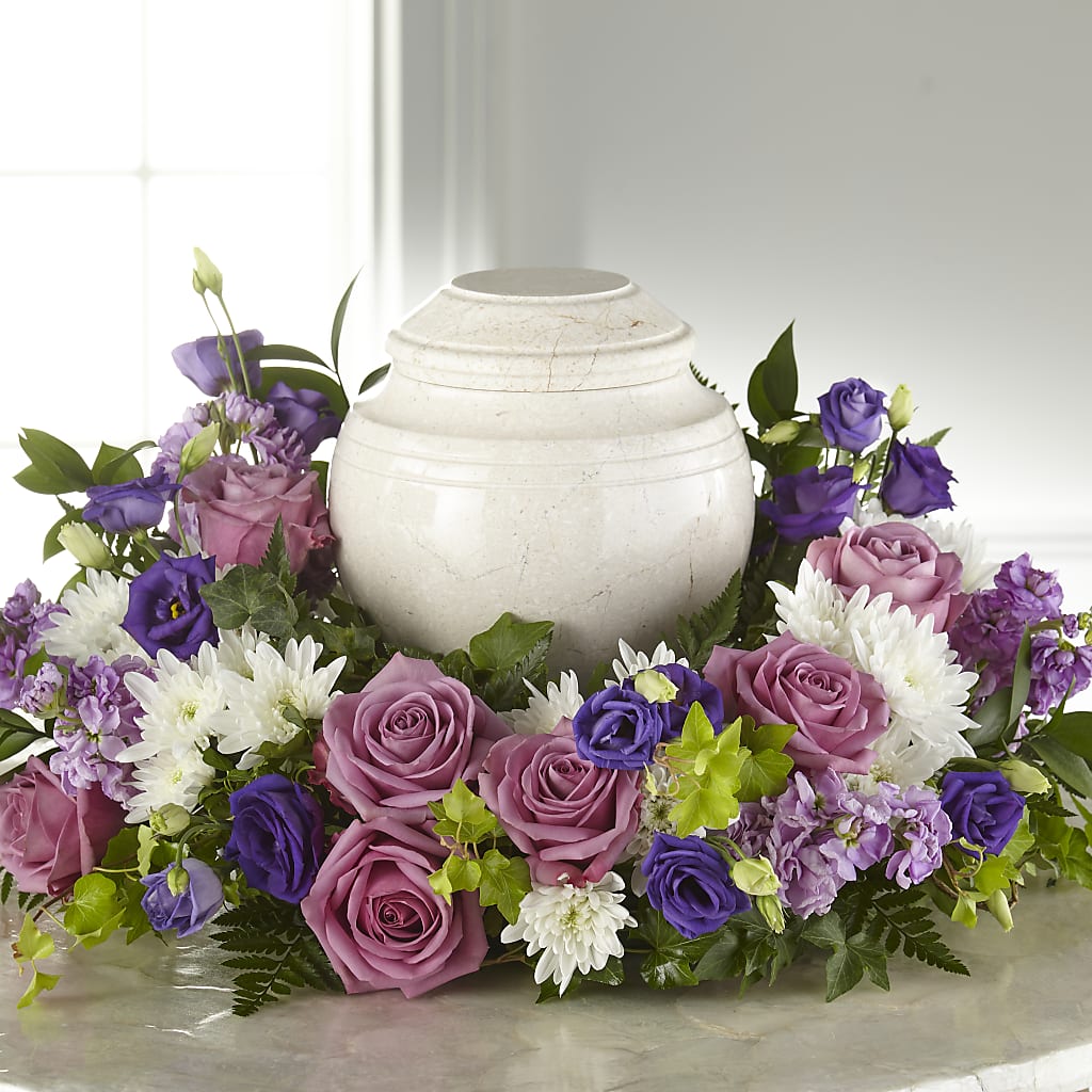 Blooming Sympathy Cremation Adornment – Moda Flowers, Guaynabo PR