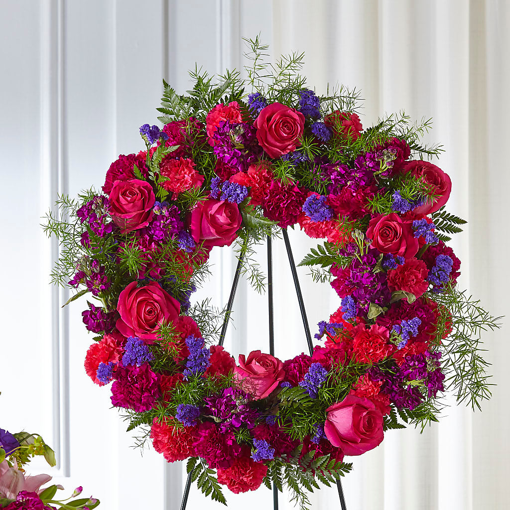 Calming Colors Wreath – Moda Flowers, Guaynabo PR