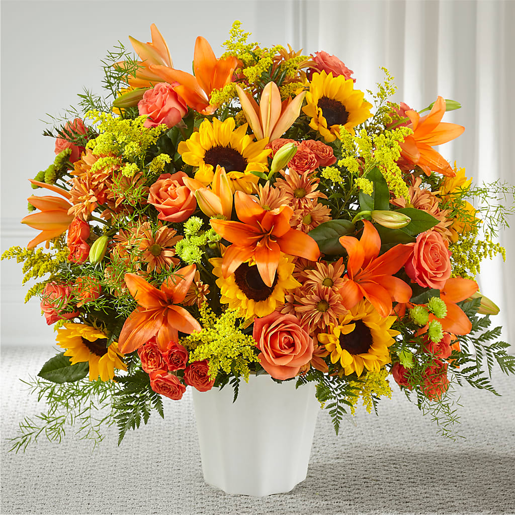 Harvest Thoughts Floor Basket – Moda Flowers, Guaynabo PR