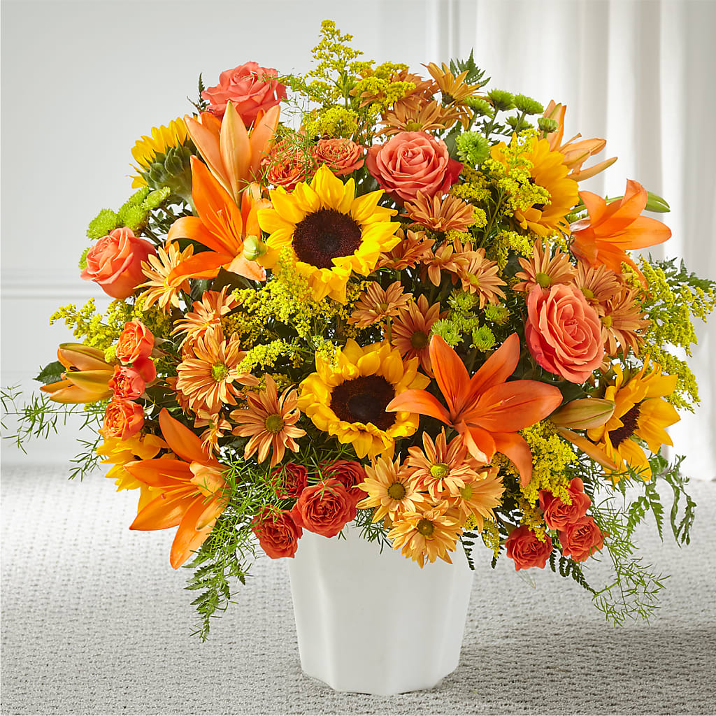 Harvest Thoughts Floor Basket – Moda Flowers, Guaynabo PR