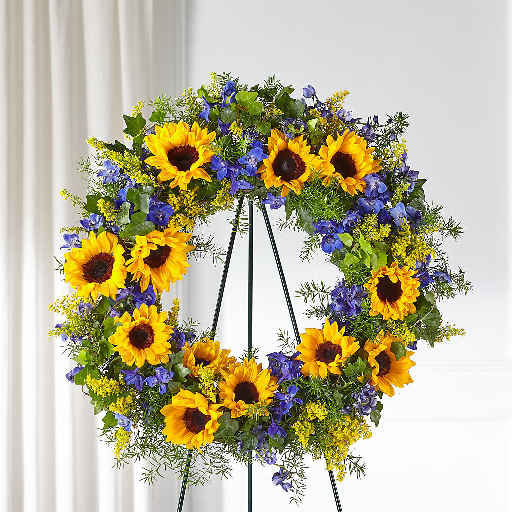 Bright Rays Wreath – Moda Flowers, Guaynabo PR