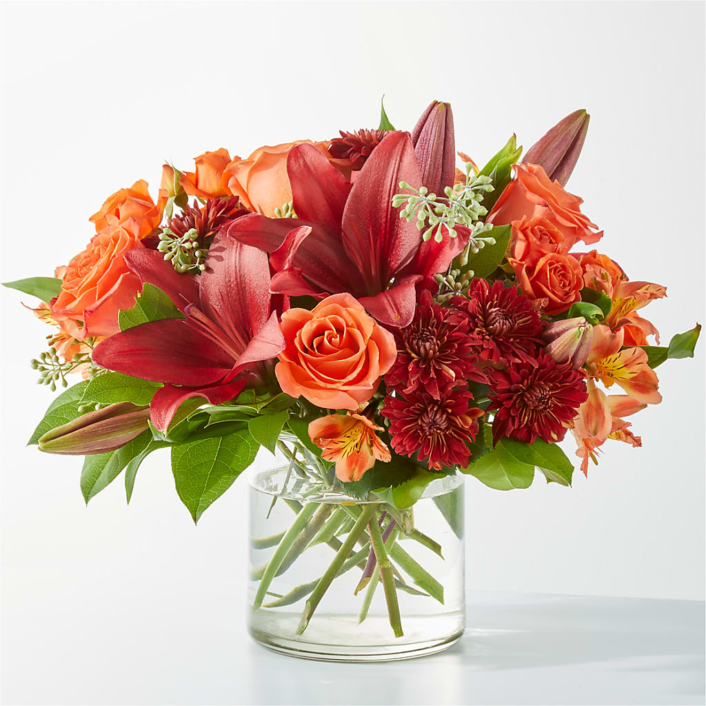 Crimson Leaves Bouquet – Moda Flowers, Guaynabo PR