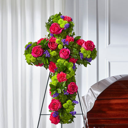 Tribute Rose Floral Cross –  Moda Flowers, Guaynabo PR