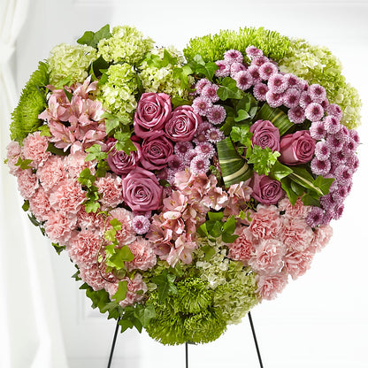 Heartwarming Standing Heart –  Moda Flowers, Guaynabo PR