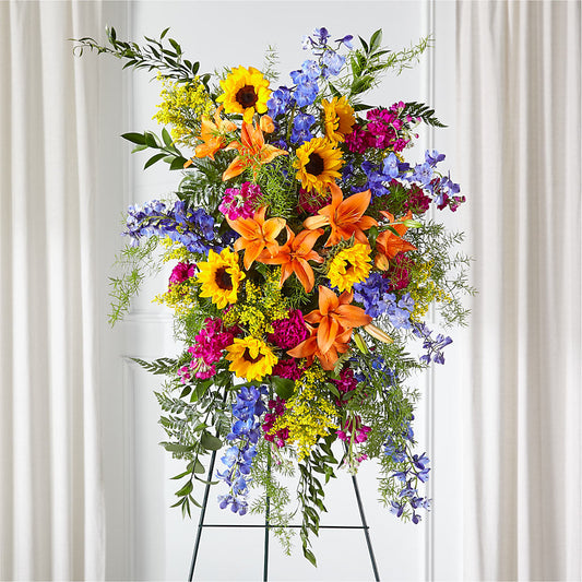 Sunlit Memories Standing Spray (Standard) –  Moda Flowers, Guaynabo PR