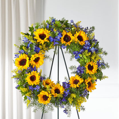 Bright Rays Wreath –  Moda Flowers, Guaynabo PR