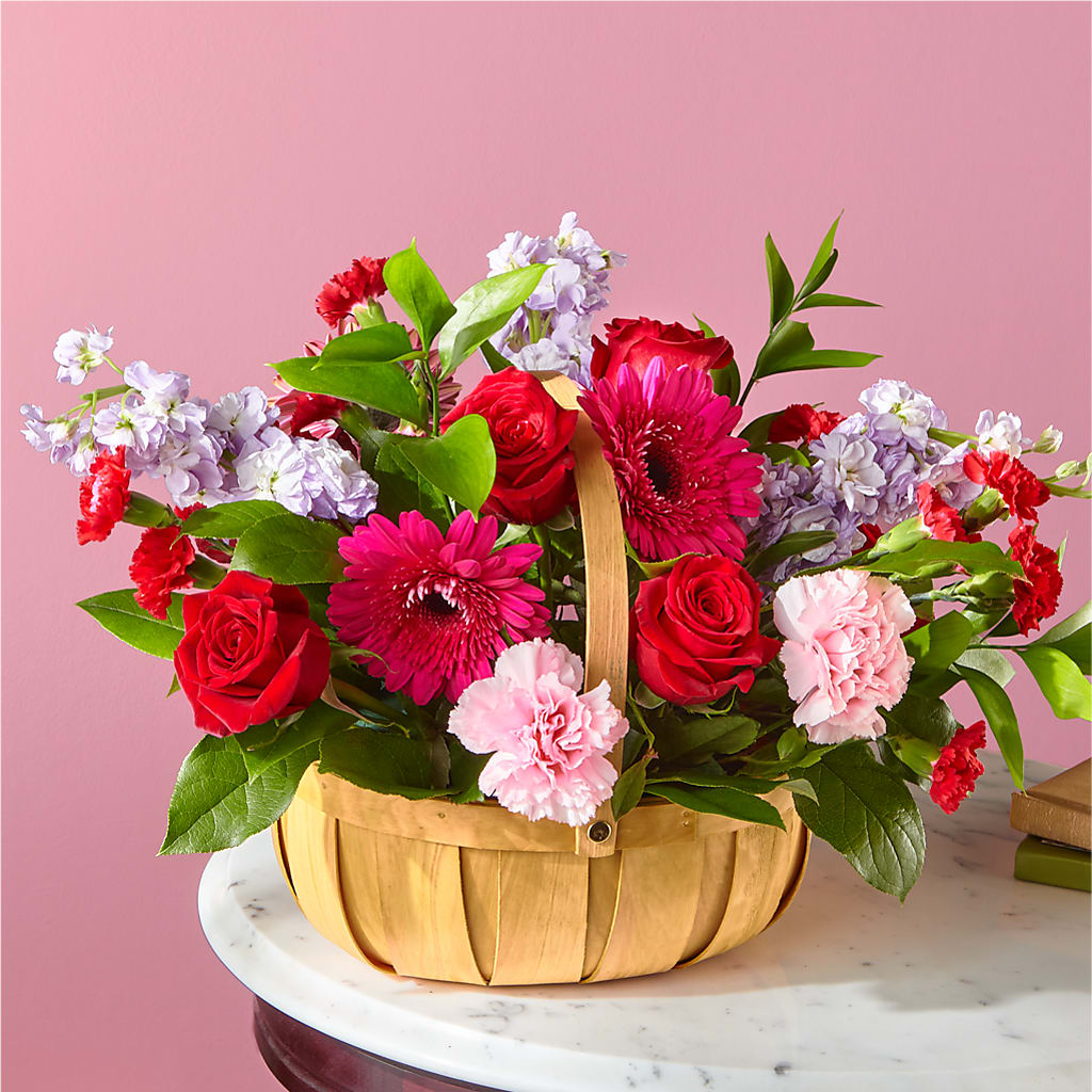 Pink Picnic Basket –  Moda Flowers, Guaynabo PR