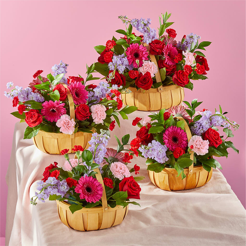 Pink Picnic Basket –  Moda Flowers, Guaynabo PR