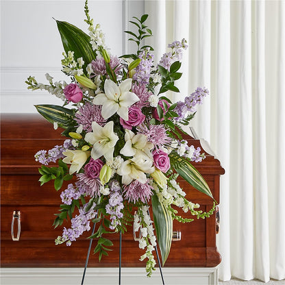 Grateful Hearts Standing Spray –  Moda Flowers, Guaynabo PR