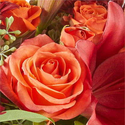 Crimson Leaves Bouquet –  Moda Flowers, Guaynabo PR