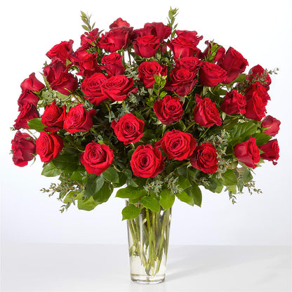 Forever Yours Fifty Stem Red Rose Bouquet –  Moda Flowers, Guaynabo PR
